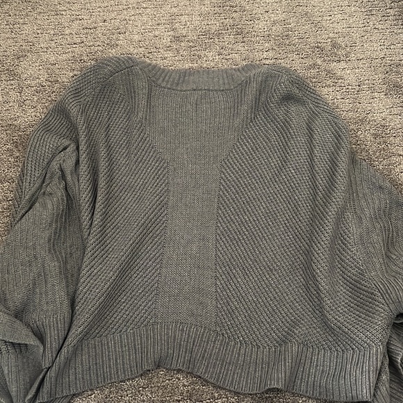 Lululemon light grey zip up sweater with no hood - Picture 3 of 3